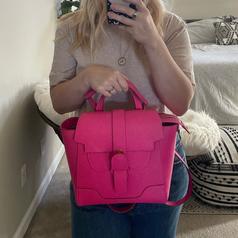 NEW Senreve Mini Maestra in Discontinued Pink